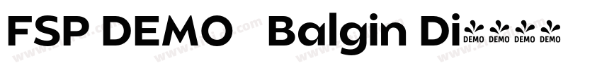 FSP DEMO   Balgin Di字体转换